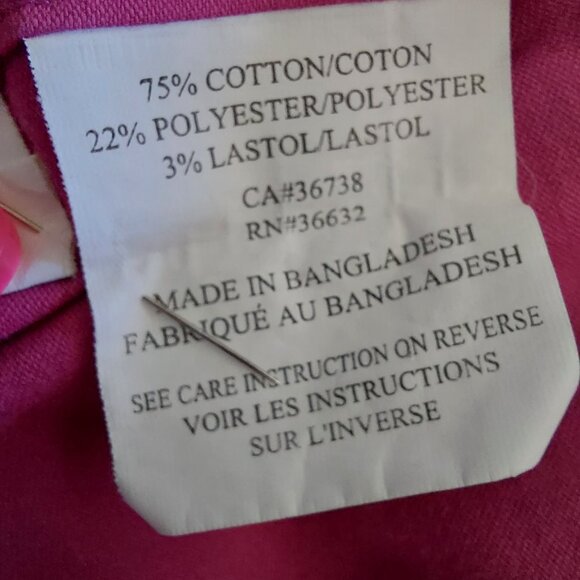 Hagger Women's Button Up Pink Shirts, Size 1X - Picture 8 of 8